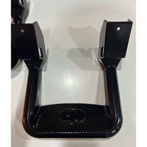 Vehicle side steps, also commonly referred to as hoop steps